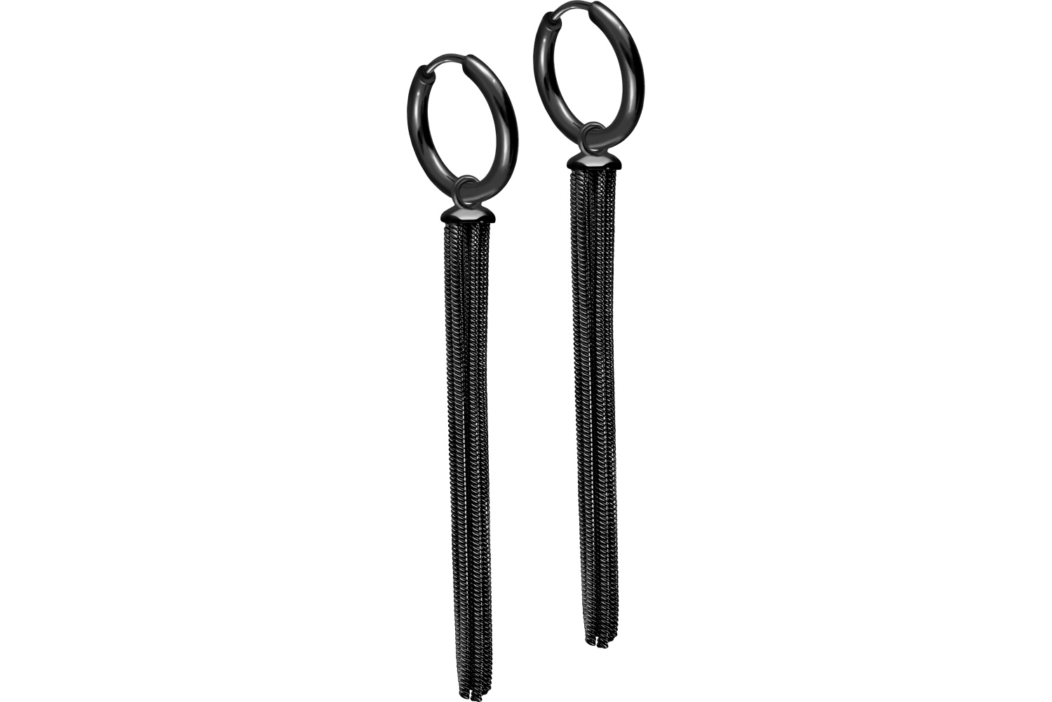 Chirurgenstahl Ohrclicker Creolen QUASTE von Piercingline